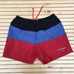 Vintage polo sport swim trunks